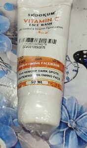 Private Label skookum vitamin c face wash oil control and remove pigmentation 50 ml