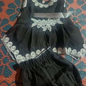 Private Label Princess Stylish Baby clothing set Black Colour 16 Size
