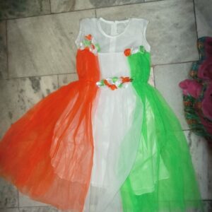 Private Label Independence Day Special Frock Tiranga Colors Frock up to 10 years