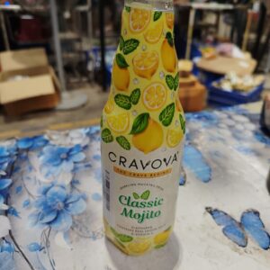 CRAVOVA THE CRAVE BEGINS Green Apple Mojito Mocktail 300ml Bottel