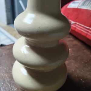 Private Label DIVES CLAY Ceramic Vase Modern Spiral Vases for Flowers Round White Pack Of 2