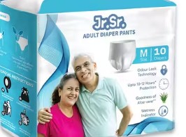 JrSr Adult diaper Medium 20 Counts