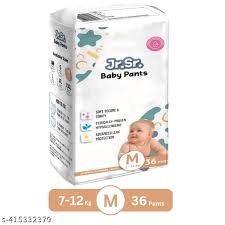 Jr Sr baby diaper Medium 36 Pcs