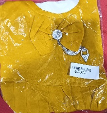 Private Label Girls Yellow Dress Free Size