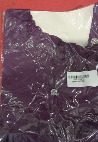 Private Label Girls Wine Dress Free Size