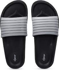 Private Label Flip Flops Slides For Men Grey 7 Size