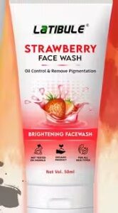 Latibule strawberry face wash oil control remove pigmentation vol 50 ml