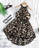 Private Label Trendy western dress for girl 16 Size