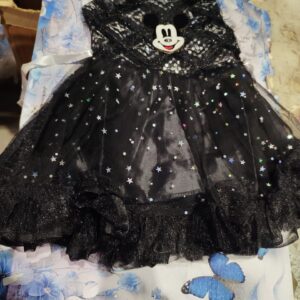 Private Label trendy preety stylish Girls Frock And Dresses black 18 size