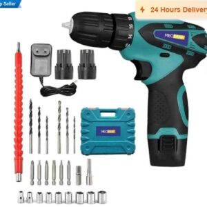 MECRAAF 12V 1.5Ah 10mm Blue Cordless Drill with LED Work Light