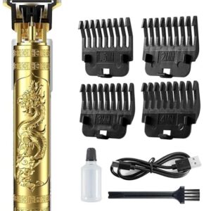 Trimmer Men Professional Cordless instantly rechargeable For Beard Hairs Moustache Face Electric T Blade Zero Gapped Shaving Machine Mens Grooming Kit