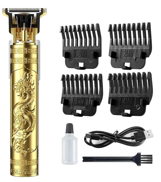 Trimmer Men Professional Cordless instantly rechargeable For Beard Hairs Moustache Face Electric T Blade Zero Gapped Shaving Machine Mens Grooming Kit