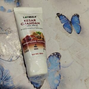Latibule Kesar Chandan Face Wash Skin Lightening Tan Removal Face wash Oil Controal Remove Pigmentation Tan Removal Face Wash All Skin Types Face Wash 50ml