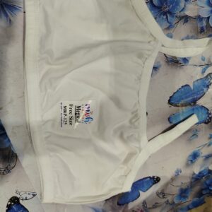 Private Label Womens and Girls Baby Slip Bra Inner Bra Magical Bra Sport Short Bra TShirt Bra white colour free size