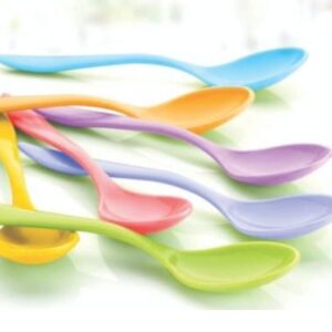 Private Label Plastic Serving Spoon Laddles 12 Pieces Kitchen Utensil Set Assorted Colour