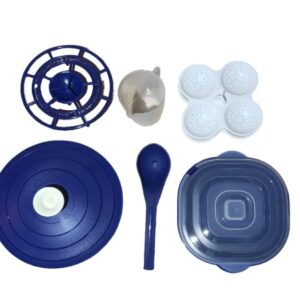 Private Label Hygienic AND Safe Starter Kit Blue and White FOR KITCHEN