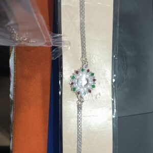 Private Label Silver Rakhi