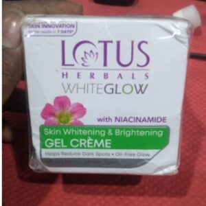 Lotus herbals whiteglow with niacinamide gel cream oil free skin type net 60 g