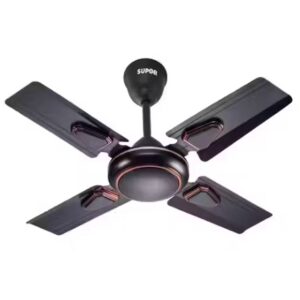 SUPER APPLIANCES NEO 600 mm Ultra High Speed 4 Blade Ceiling Fan SMOKE BROWN Pack of 1