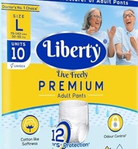 Liberty Premium Adult Diaper Pants Large L Size 20 Count
