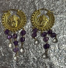 Private Label Women Best Golden Colour Fancy Earing Set