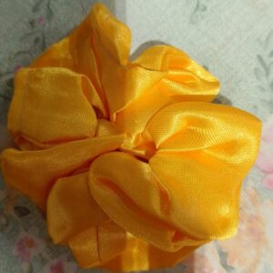 Private Label Deep Yellow Colour Hair Gader Band Silk