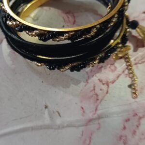 Private Label Women Black Bangel Set