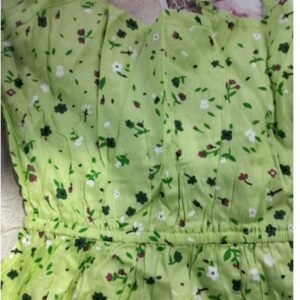Private Label KIDS GIRL GREEN DREES FREE SIZE
