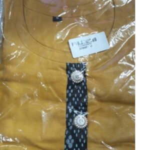 Private Label WOMEN KURTA YELLOW S