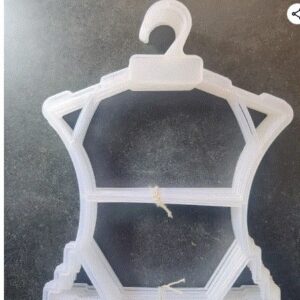 Private Label HANGER IN CLOTHS WHITE PASCK OF 10