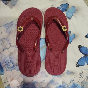 Private Label womans sandal maroon colour 6 no