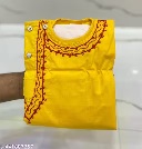 Private Label Boys Kurta Set Yellow And Red Size 0