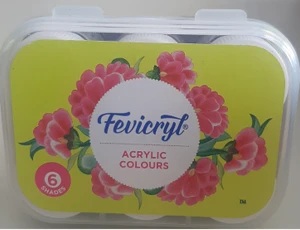 Pidilite Acrylic Lilac kit 6 shade