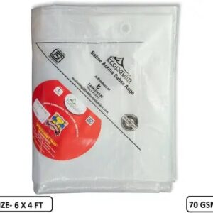 Private Label Tandhan Ecopaulin Cross Laminated Multilayer Ecofriendly 7 x 5 FT tarpaulin Sheet Tent For Heavy Duty Waterproof Poly Tadpatri 70 Gsm Plastic Cover Tharpai