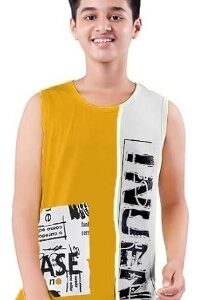 Private Label MEN SLEEVELESS TSHIRTS SIZE XL YELLOW