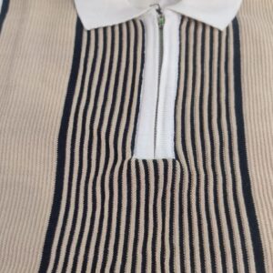 Zara Man M Size T Shirt Beige Black And White Mix Colour