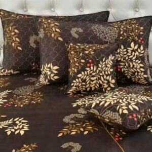 Private Label 4pc bedsheet set Cushion Cover with Embroidery with filler