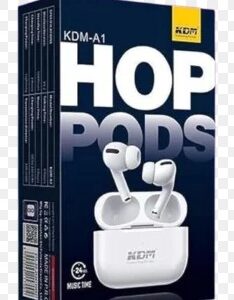 KDM A1 HOP PODS TWS in White Colour