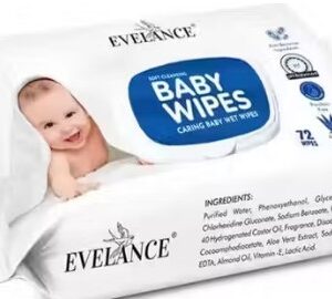 EVELANCE Baby Wipes 72 Sheets