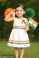 Private Label Independence Tiranga Frock for Girls 22 Size