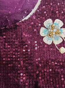 Private Label Girls Frock Wine Colour Free Size