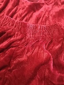 Private Label Girls Velvet Top Pant Set 20 Size Maroon