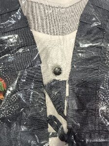 Private Label Girls Grey And White Dress Free Size