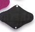 Private Label Stay Fresh Stay Green Reusable Washable Menstrual Pads 1 Pcs Black