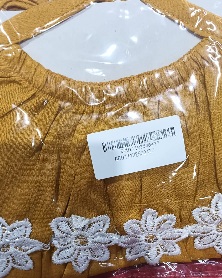 Private Label Girls Musterd Dress Free Size