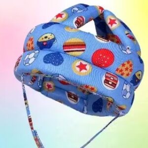 Private Label Baby Infant Toddler Helmet No Bump Safety Head Cushion Bumper Bonnet Adjustable Protective Blue