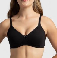 Private Label Wirefree Non Padded Medium Coverage Everyday Bra Size 32 Black