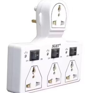 SGJET 4 Universal Socket 3 Switch Multi Plug Extension Board Traveler Multi Plug Extension