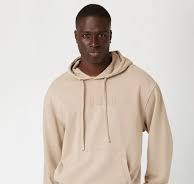 Guess Begie Colour Men T Shirt L Size Full sleeve