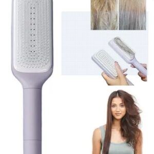 Private Label Oupstrive Self cleaning Anti static Massage Comb Hair Brush for Adults